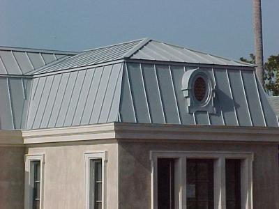 Zinc roof in Beverly Hills