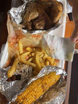 They sent me a whole different order. I ordered broccoli and got big ass corn. Where are my ribs?