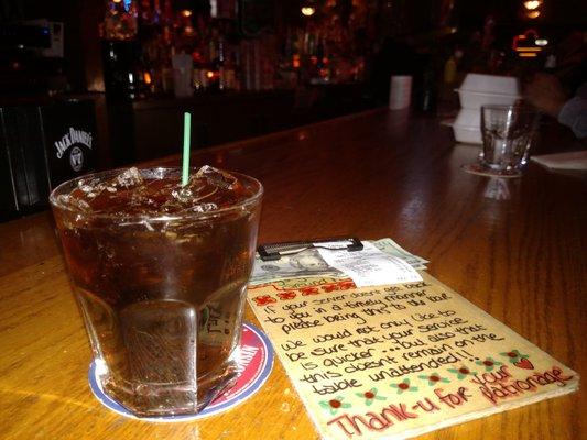 Caddy Shack - Pardeeville WI - near Pride of America, Duck Creek, Indian Trails -Jack & Coke