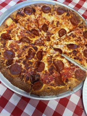 Pepperoni pizza