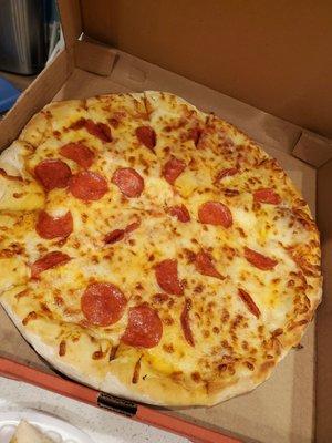 Pepperoni pizza