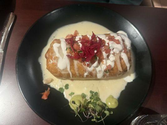 Beef chimichanga