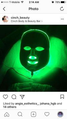 LED Light Therapy!
 Red, Green, Blue