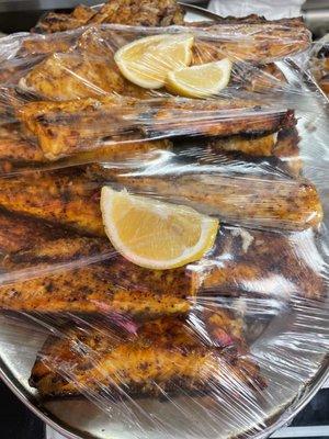 Grilled salmon