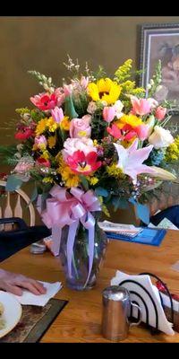 Beautiful birthday arrangement!