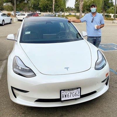 Enjoy your new tesla!!   Congrats!! thanks to Andrew