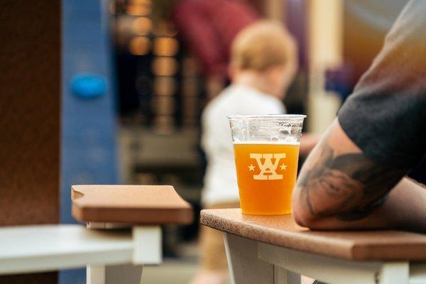 The Wild Acre Beer Garden is the perfect spot for families and friends.