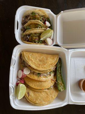 Tacos and birria