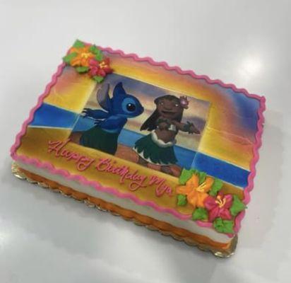 Custom Sheet Cakes with edible image