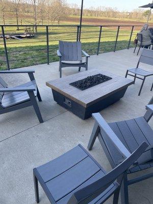 Firepit on Patio