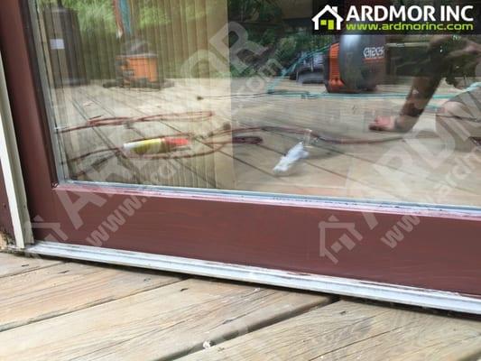 Patio Door Sash Repair- After