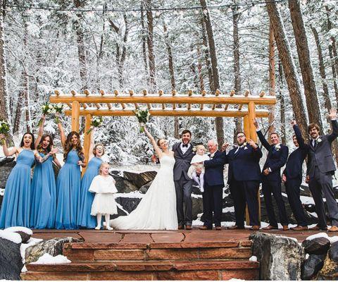 Winter Wedding at The Pines by Wedgewood Weddings