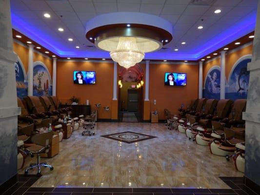 Pedicure thrones (14 + an additional two in VIP room)