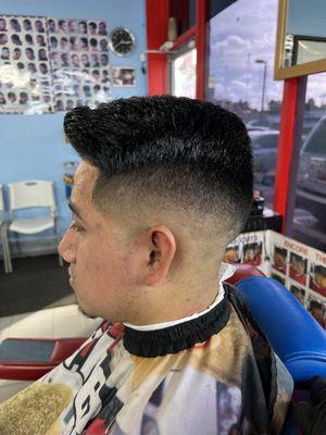 Cuts by Encore The Barber. Another satisfied customer.