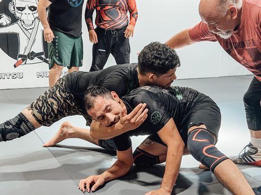 Wrestling incorporated into No-Gi classes