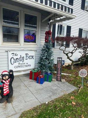 Christmas at the candy box