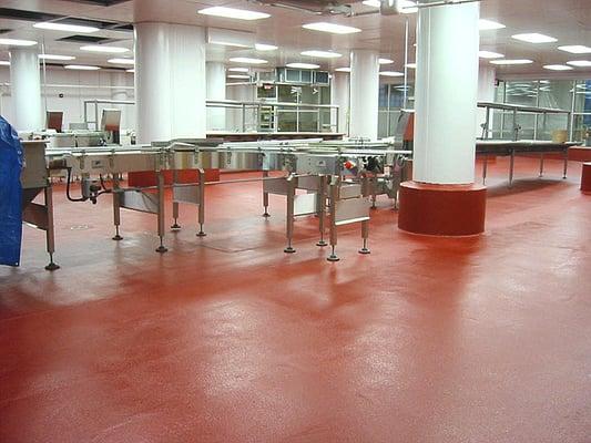 Urethane cement/thermal shock resistant flooring project