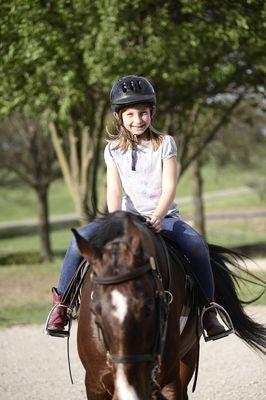 Nothing beats a horseback ride on a warm day!