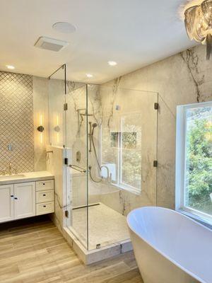 Custom Frameless Shower