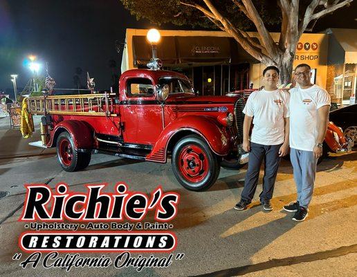 My handsome Son and me working together @ The annual 2023 Glendora Classic Car Flashback car show alongside my Wife. Proud Dad moment.