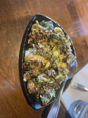 Crispy Brussels appetizer