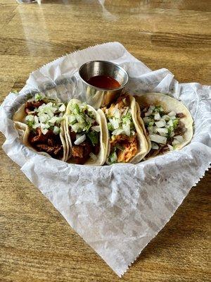 Happy Hour Taco's!! 4 for $5