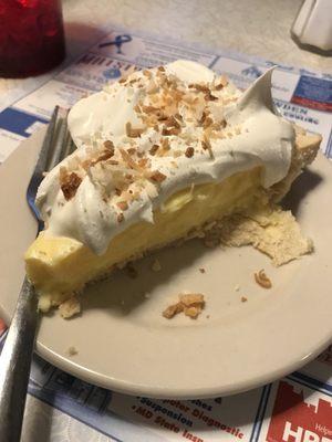 Coconut cream pie