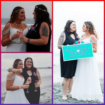 Beautiful couple, Tabatha Monique and Court Leigh married at Southern California Beach Club. Wonderful to work with them!