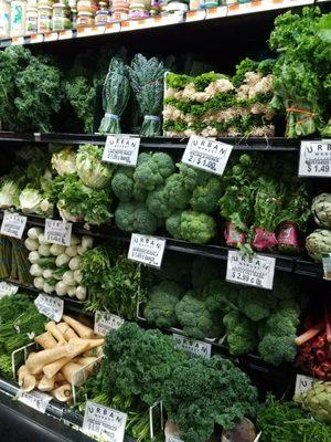 Fresh produce/large variety