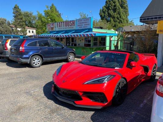 Road trip from laguna seca and stopped off here at Fattoush for some delicious gyro.