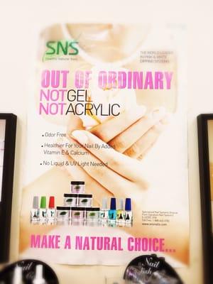 NEW PRODUCT! SNS powder for healthier nails. No liquid and UV lights needed!