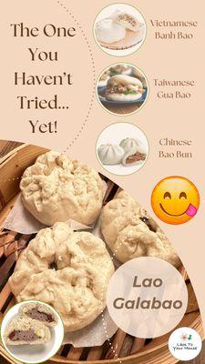 Lao Steamed Buns (Galabao) are here! Yum!