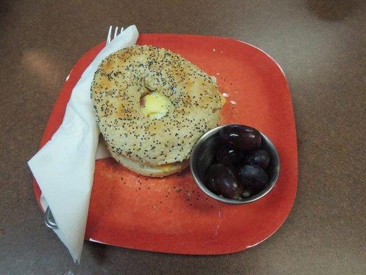 Breakfast Bagel Sandwiches