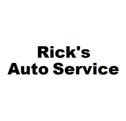 Rick's Auto Service is your go-to shop for all of your vehicle's maintenance and repairs. Call today!