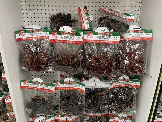 Dried chiles