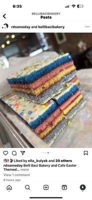 Easter seven layer cookies