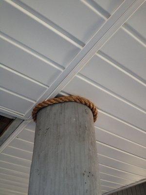 beach house carport ceiling