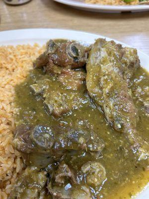 Carne de puerco en salsa verde!