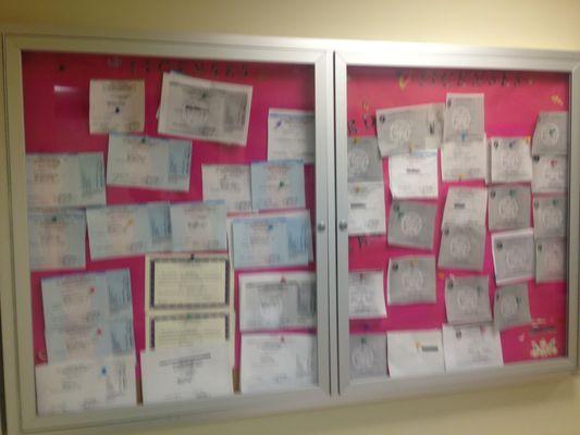 Various certificates...