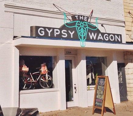 The Gypsy Wagon's storefront on South Congress