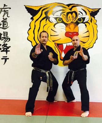 Kyoshi Nato Gomez and Kyoshi Dan DeNapoli Dojo brothers for life.