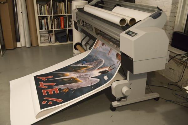 Printing an edition on Hahnemühle Photorag