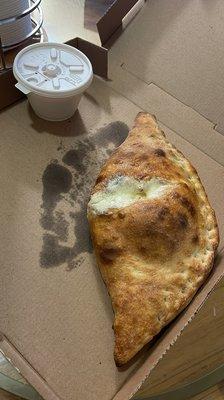 Plain calzone