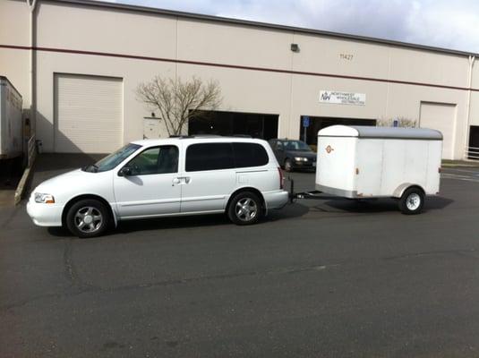 This is the Appliance Repair Mobile, where we carry most of our parts in.