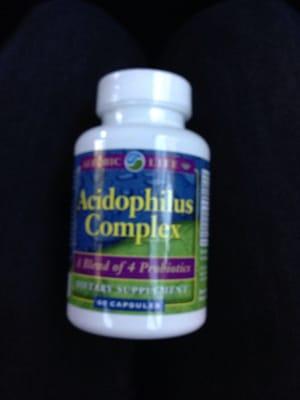 Supplement I bought!  Acidophilus complex!  Keeps the colon healthy