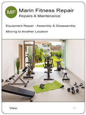 Marin Fitness Repair - Local SEO under Google Map - Polygons Media