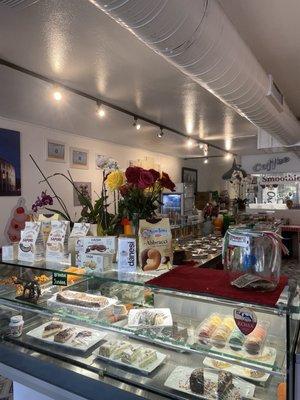 Counter, pastries, shop