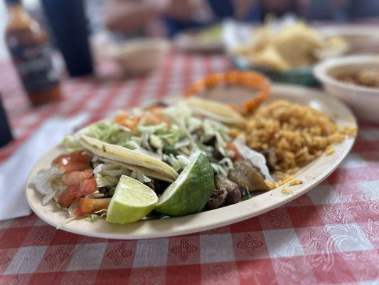 3 taco plate