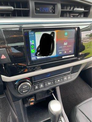 CarPlay unit (blurred my address)