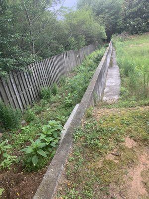 THEY REFUSE TO CLEAN THIS AREA WHICH IS CAUSING MY FAMILY TO LIVE IN FEAR BECAUSE OF THE SNAKES IT HARBORS.